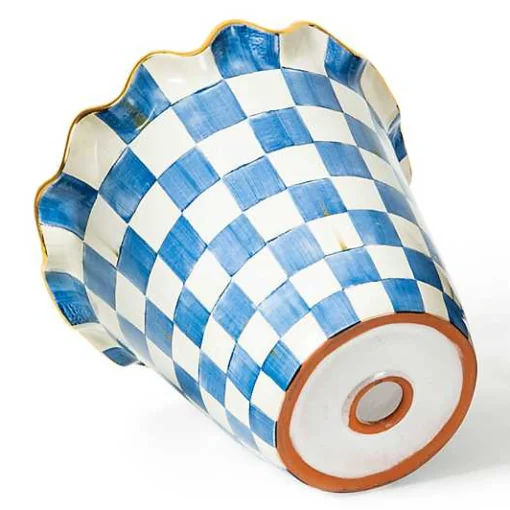 Royal Check Ceramic Jumbo Garden Pot