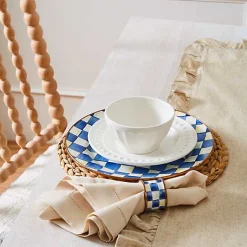 Royal Check Charger/Plate
