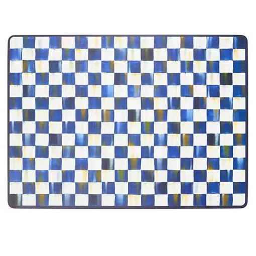 Royal Check Cork Back Placemats, Set of 4