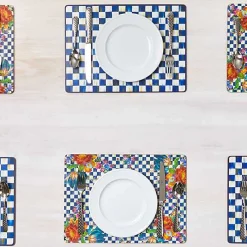 Royal Check Cork Back Placemats, Set of 4