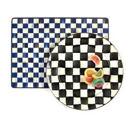 Royal Check Cork Back Placemats, Set of 4