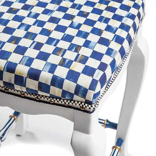 Royal Check Counter Stool