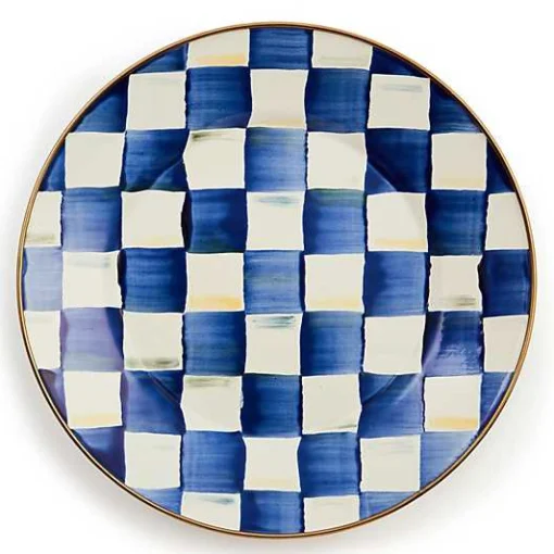 Royal Check Dinner Plate