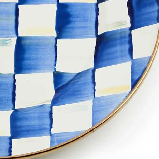 Royal Check Dinner Plate