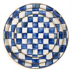 Royal Check Dinner Plate