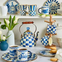 Royal Check Dinner Plate
