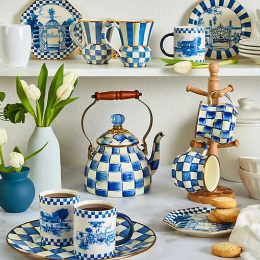 Royal Check Dinner Plate
