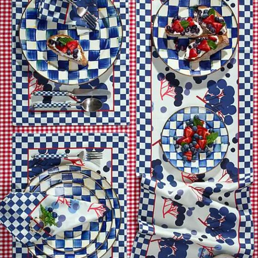 Royal Check Dinner Plate