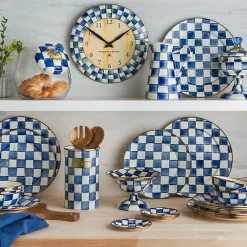 Royal Check Dinner Plate