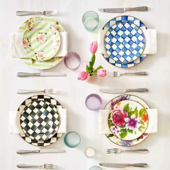 Royal Check Dinner Plate