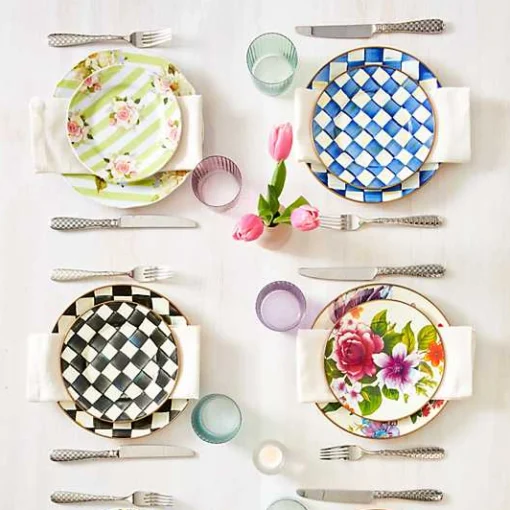 Royal Check Dinner Plate