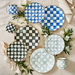Royal Check Dinner Plate