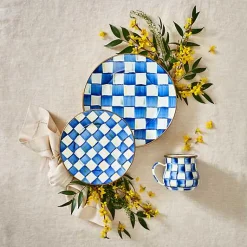 Royal Check Dinner Plate