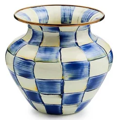 Royal Check Enamel Large Vase