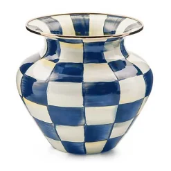 Royal Check Enamel Large Vase