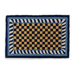 Royal Check Entrance Mat