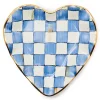 Royal Check Fluted Heart Plate
