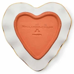 Royal Check Fluted Heart Plate
