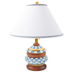 Royal Check Groovy Table Lamp