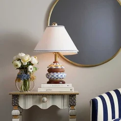Royal Check Groovy Table Lamp