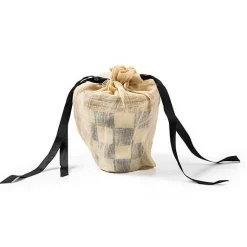 Royal Check Herb Pots, Set of 3