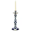 Royal Check Large Candlestick