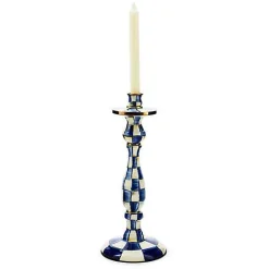 Royal Check Large Candlestick