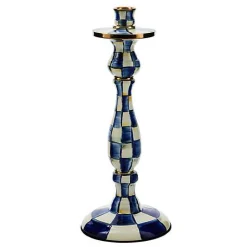 Royal Check Large Candlestick
