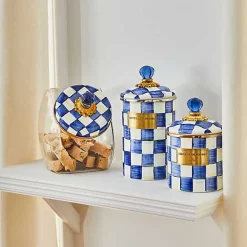 Royal Check Large Canister