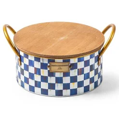 Royal Check Large Citronella Candle