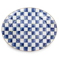 Royal Check Large Oval Platter