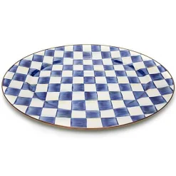 Royal Check Large Oval Platter