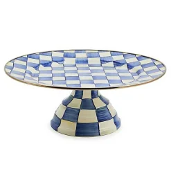 Royal Check Large Pedestal Platter