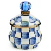 Royal Check Lidded Sugar Bowl