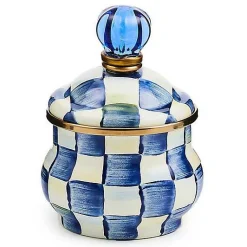 Royal Check Lidded Sugar Bowl