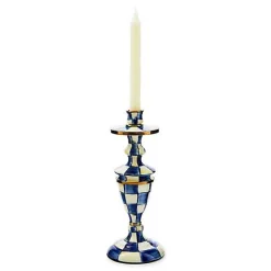 Royal Check Medium Candlestick