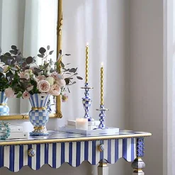 Royal Check Medium Candlestick