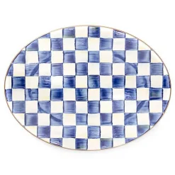 Royal Check Medium Oval Platter