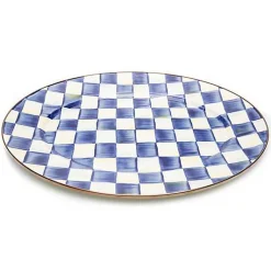 Royal Check Medium Oval Platter