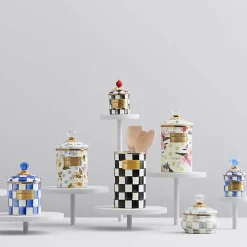Royal Check Mini Canister