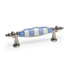 Royal Check Nickel Drawer Pull