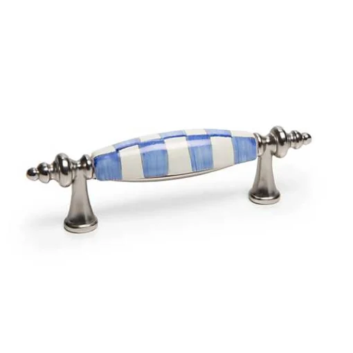 Royal Check Nickel Drawer Pull
