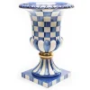 Royal Check Pedestal Tabletop Urn