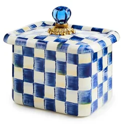 Royal Check Recipe Box