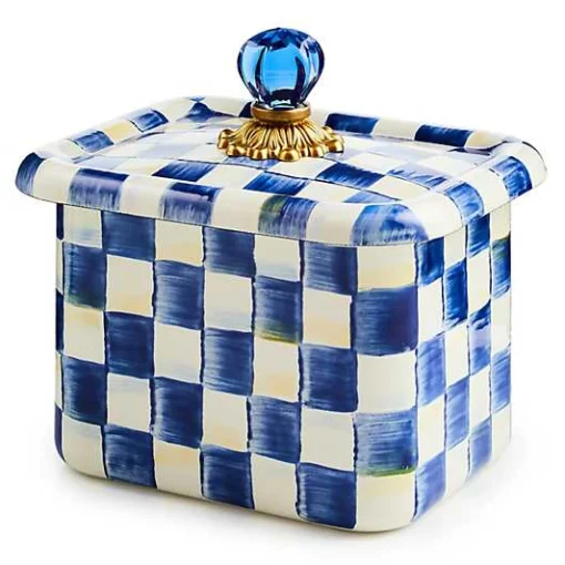 Royal Check Recipe Box