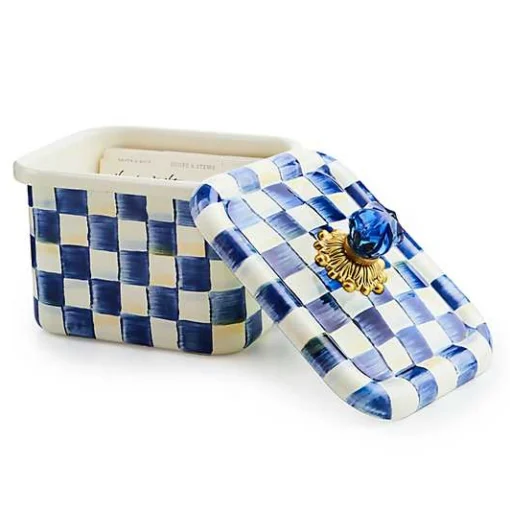 Royal Check Recipe Box