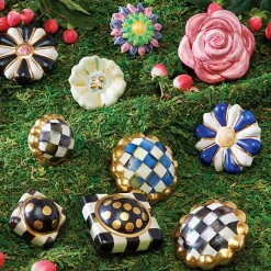 Royal Check Round Knob