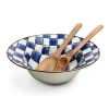 Royal Check Salad Serving Set