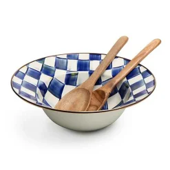 Royal Check Salad Serving Set