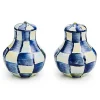 Royal Check Salt  Pepper Shakers